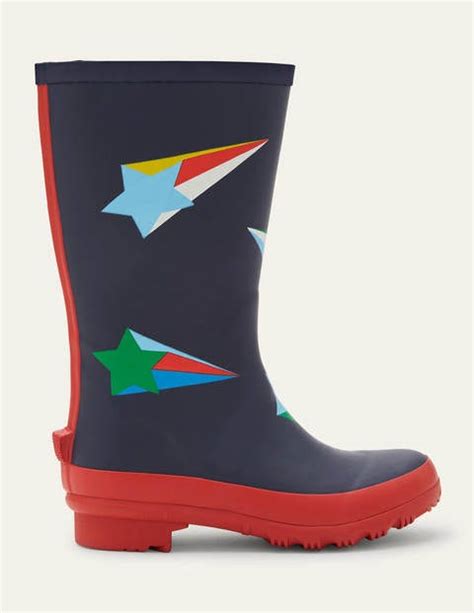 Bottes De Pluie Toiles Bleu Marine Universitaire Boden Fr