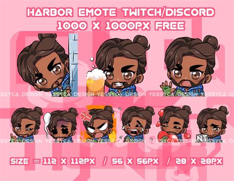 Cute Harbor Valorant Emotes Bundle With Various Unique Expressions For