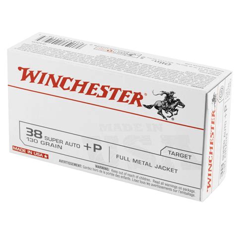 Winchester Ammo Q Usa Super P Gr Full Metal Jacket Fmj