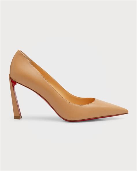 CHRISTIAN LOUBOUTIN Condora Leather Red Sole Pumps Editorialist