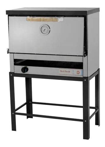 502 Horno Pizzero 6 Moldes Gauchito Sol Real Gas Natural Acero