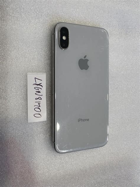 Apple Iphone X Unlocked Silver Gb A Lygn Swappa