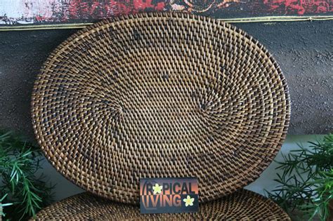 New Bali Table Mat Placemat Balinese Rattan Placemats Table Mats