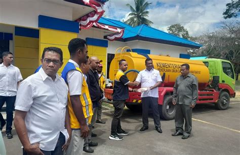 Dapat Bantuan Mobil Tangki Pemkab Seram Bagian Timur Siap Pasok Air