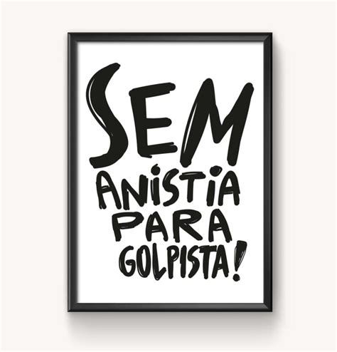 Poster Sem Anistia Peitas Para A Esquerda