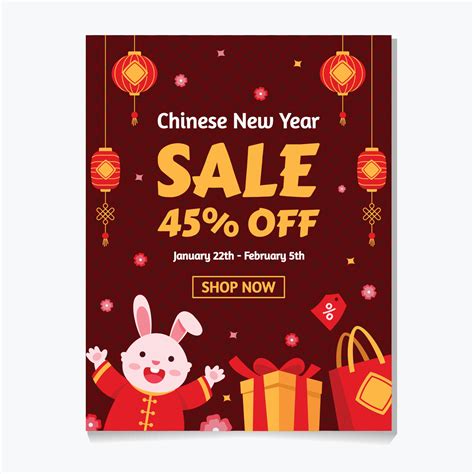 Promoting Chinese New Year Sale 16970174 Vector Art at Vecteezy