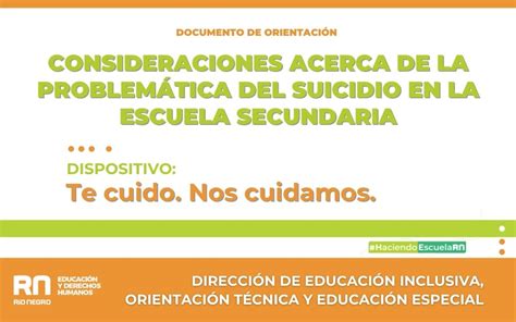 Portal Educativo Haciendo Escuela Rn Consideraciones Acerca De La