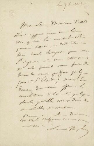 Louis Napoléon BONAPARTE Lettre autographe signée 1851 NAPOLEON III