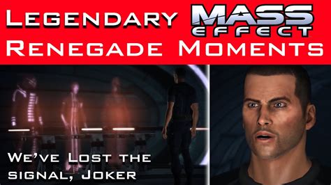 Mass Effect Top 10 Legendary Renegade Moments Youtube