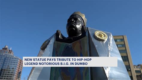 Foot Tall Notorious B I G Statue Raised In Downtown Brooklyn