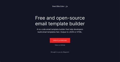 Emailbuilderjs Open Source Email Template Builder Waypoint