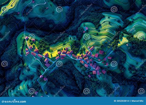 Mapa De Campos Agr Colas Con Tecnolog A Lidar Producto Gis A Partir De