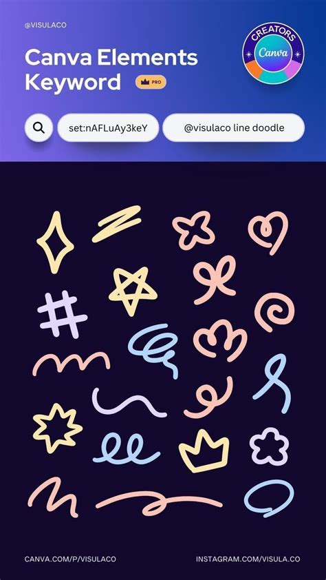Canva Elements Keyword Abstract Shape Click Pin To Get The Keywords