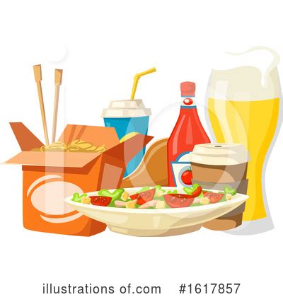 Fast Food Clipart #1102552 - Illustration by Vector Tradition SM