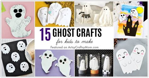 15 Cute and Goofy Ghost Crafts for Kids