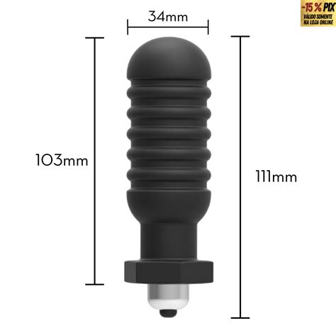 Loja Sexy Love Plug Anal Em Silicone Vibro Cm Vibradores Plugs