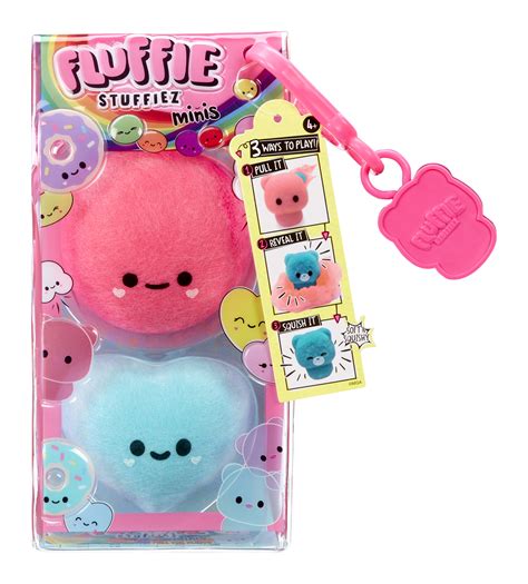 Fluffie Stuffiez Round Candy & Gummy Bear Minis Collectible Feature - Surprise Reveal Soft and ...