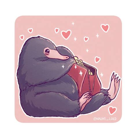 Niffler 8x10 Print By Naomilordart On Etsy Harry Potter Drawings