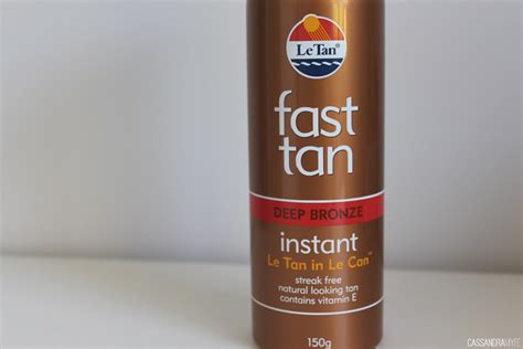 LE TAN | Fast Tan Instant Le Tan in Le Can in Deep Bronze Review ...