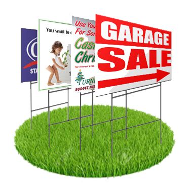 Custom Yard Sign Printing | 1 Sign 12" x 18" From $13.00