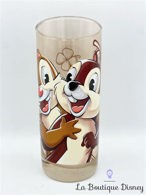 Verre Tic Et Tac Portrait Disneyland Paris Disney Cureuils Marron