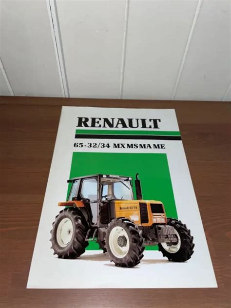 Brochure Prospekt Prospectus Tracteur Renault Tractor Traktor