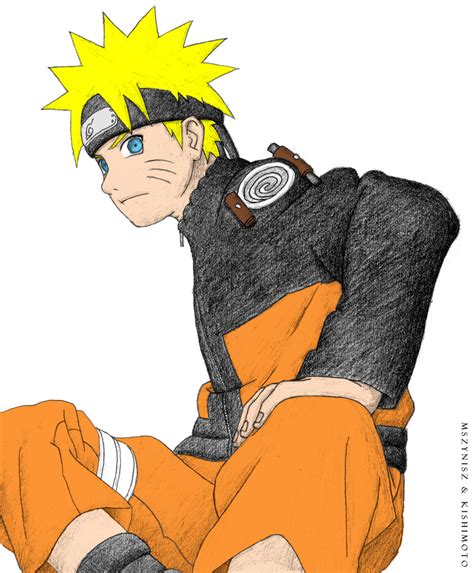 Shippuuden Sitting Naruto Cl By Mszynisz On Deviantart