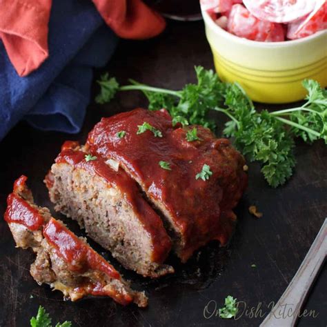 Mini Crockpot Meatloaf Recipe Slow Cooker One Dish Kitchen