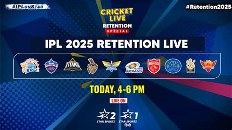 Watch Ipl Retention Live Ipl Retention Process Live