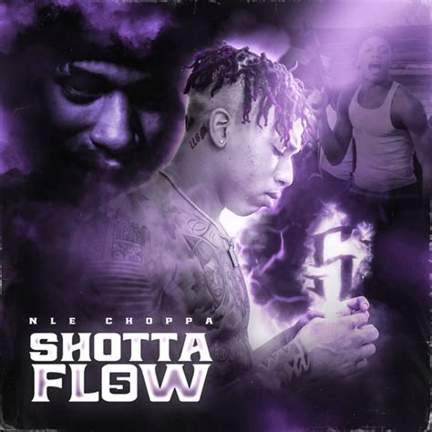 Car Tula Frontal De Nle Choppa Shotta Flow 5 Cd Single Portada