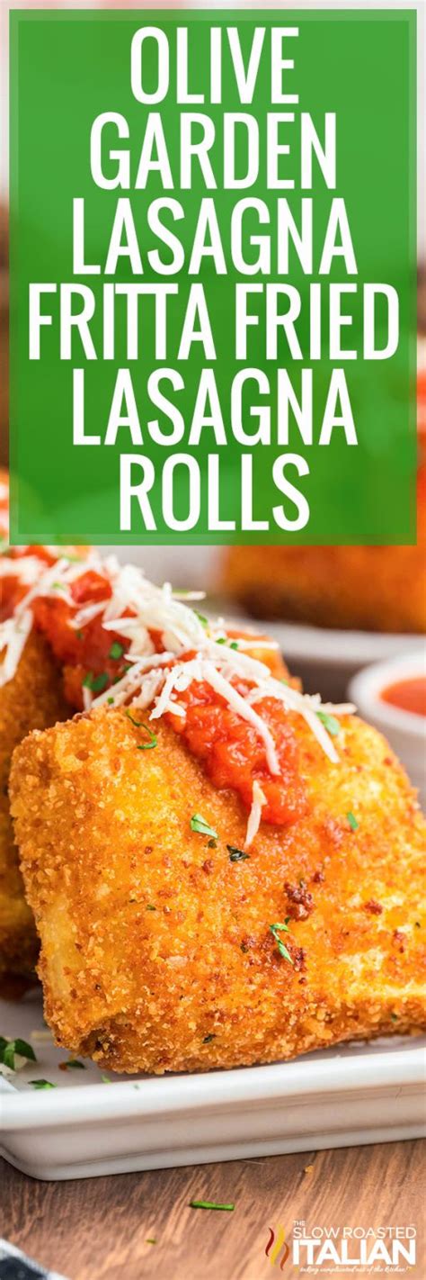 Olive Garden Lasagna Fritta (Fried Lasagna Rolls) - TSRI