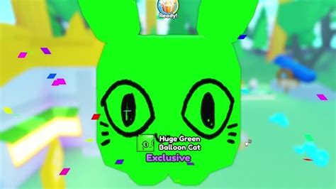 Stream Ends When I Hatch A Huge Green Balloon Cat Pet Simulator X