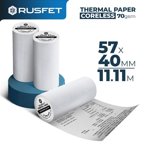 Jual Kertas Thermal Paper Rol X Label Thermal Struk Kasir