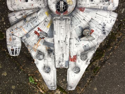 Pin By Damon Hutson Flynn On Bandai Millennium Falcon 1 144 Scale Custom Empire Strikes Back