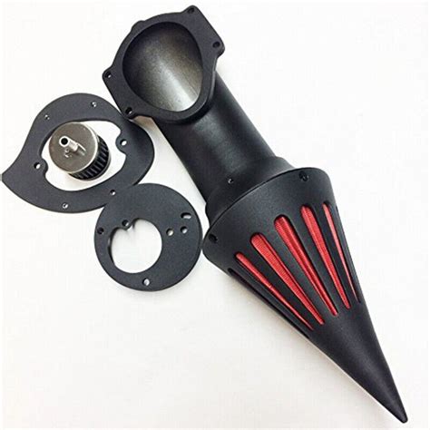 Mat Black Spike Air Cleaner Kit Intake Filter For Honda Vtx