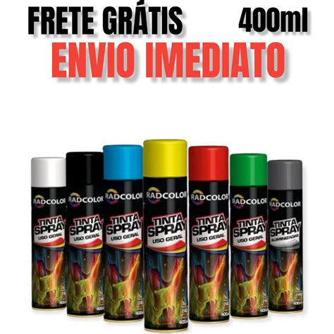 Tinta Spray Todas As Cores 400ml Uso Geral Alta Temperatura E