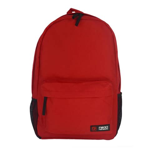 Red school backpack - Custom bags factory