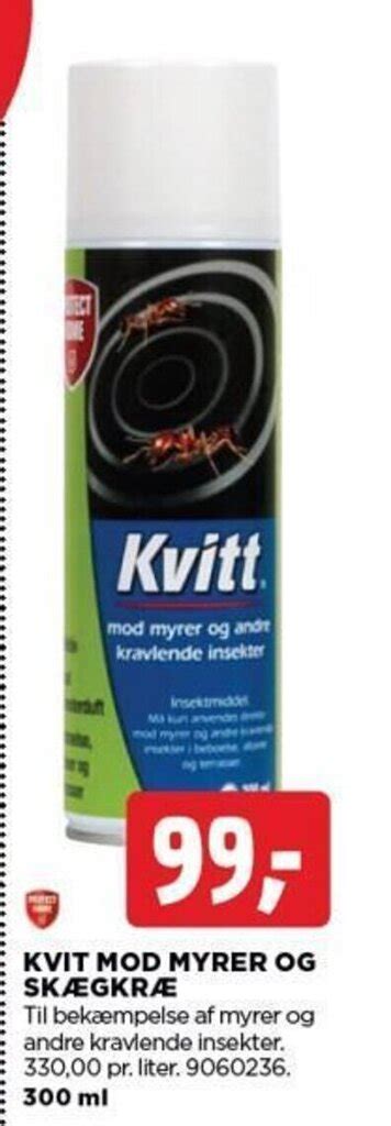 Kvit Mod Myrer Og Sk Gkr Ml Tilbud Hos Jem Fix