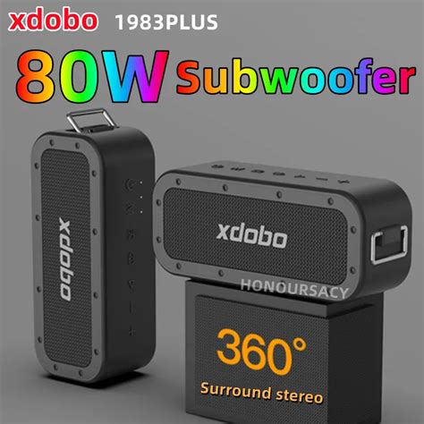 XDOBO 1983 PLUS Outdoor High Power Subwoofer Speaker Portable Cycling