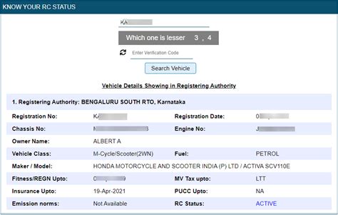 Find Vehicle Owner Details And Address Know Vehicle Details