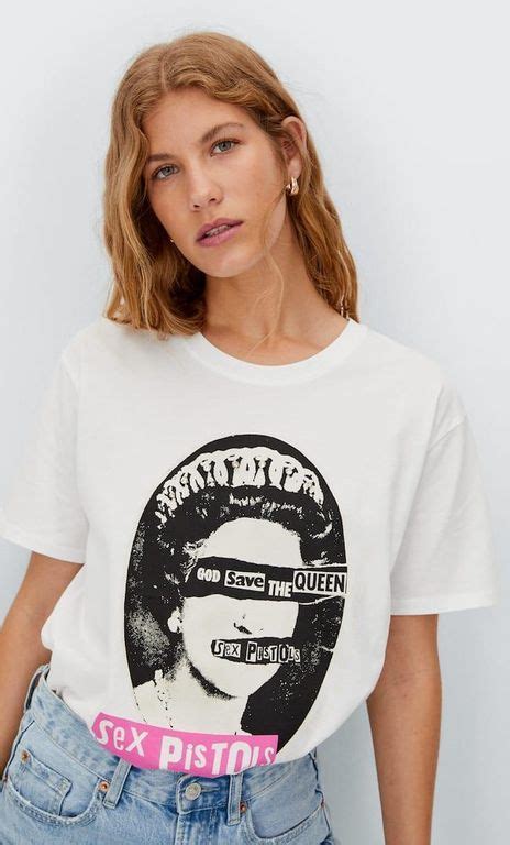 Frontal Sex Pistols Save The Queen T Shirts For Women Clothes For