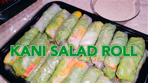 Kani Salad Roll Recipe Sauce Recipe Super Sarap Ej Matt YouTube