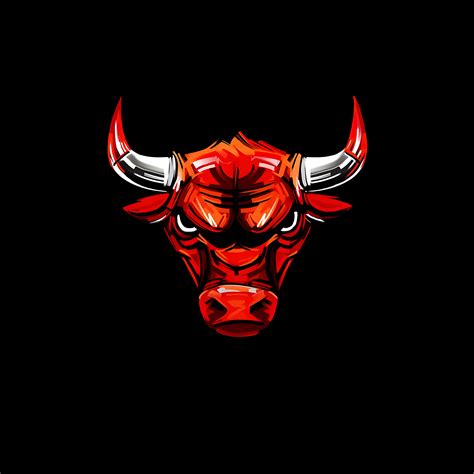 Chicago Bulls Wallpaper 4K, Logo, Basketball team, AMOLED