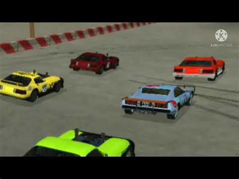 Cars Mcqueen Blows His Tires Remake Rennactment Demolition Derby 3