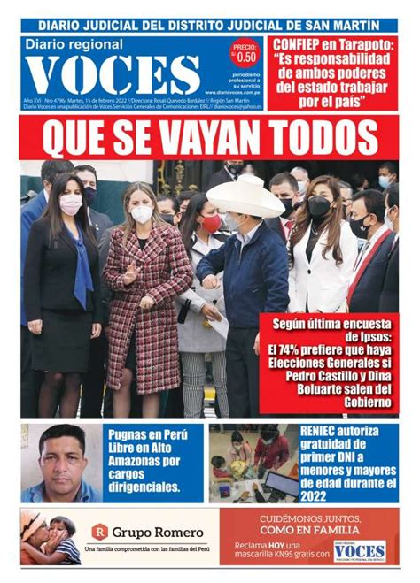 Diario Digital Martes 15 De Febrero 2022 Diario Voces