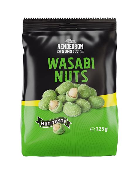 Henderson And Sons N Sse Wasabi Nuts Hot Taste Gramm Beutel