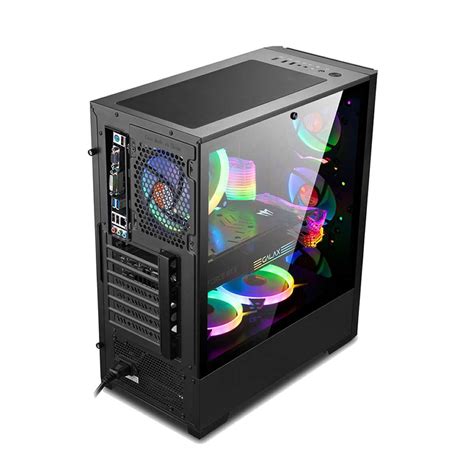 Gabinete Sentey Tm Sf Rgb S Fuente Fan Ryr Computacion