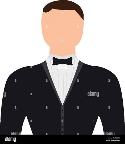 Young Waiter Stock Vector Images Alamy