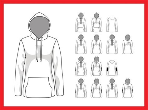 Softshell Jacket Mockup Stock Vectors Istock