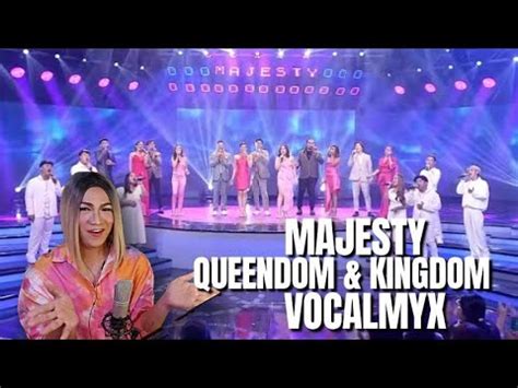 MAJESTY QUEENDOM KINGDOM WITH VOCALMYX ALL OUT SUNDAY PROD REACTION